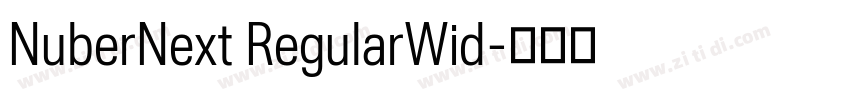 NuberNext RegularWid字体转换 NuberNext RegularWid字体转换